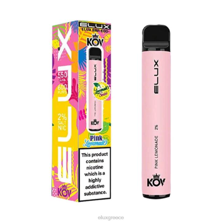 PXRV104 - ELUX reviews vape ροζ λεμονάδα Elux Bar ατμός μιας χρήσης σειράς λεμονάδας