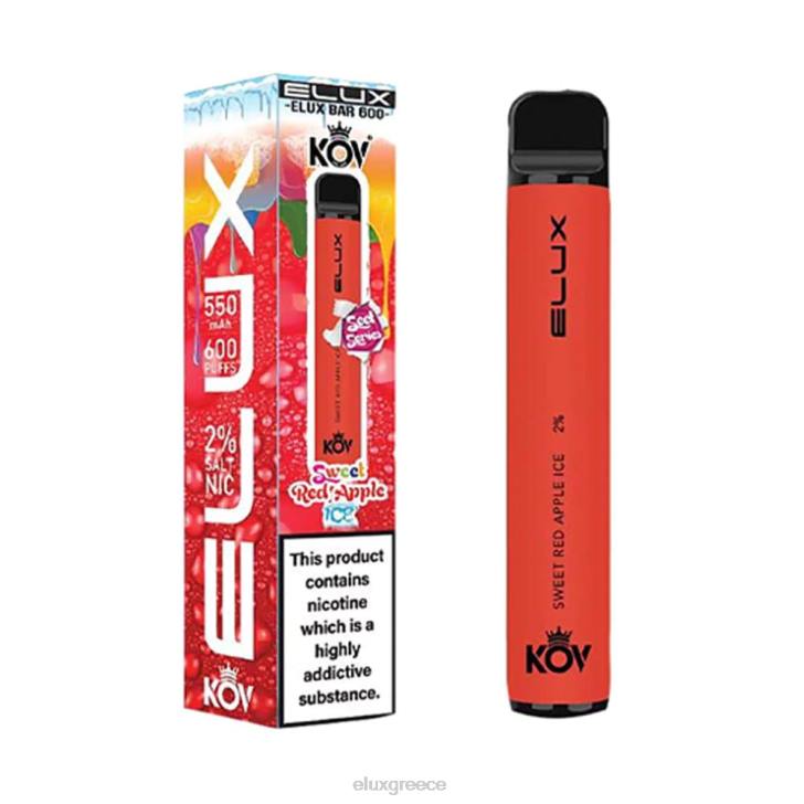 PXRV11 - ELUX vape near me γλυκό κόκκινο μήλο πάγο Elux Bar ατμιστή μιας χρήσης σειράς γλυκών